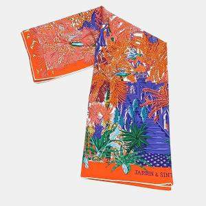Pre Owned Hermes Multicolor Printed Silk Scarf