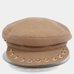 مملوكة مسبقًا Hermes Beige Wool Hat Size 59