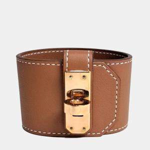 Pre Owned Hermes Leather Kelly Twist Bracelet