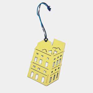 مملوكة مسبقًا دلاية حقيبة هيرمس بيتيت هاش جلد أصفر صغير