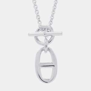 مملوكة مسبقًا قلادة أميوليت سلاسل أنكر من هيرمس فضة 925