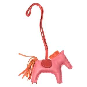 Pre Owned Hermes Tri Color GriGri Rodeo Horse Bag Charm PM