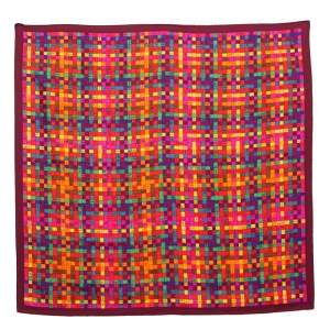 Hermes Multicolor Bolduc Au Carre Silk Scarf