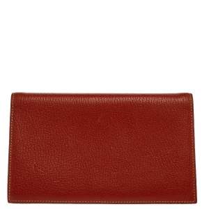 Hermes Feu Chevre Mysore Leather Agenda Cover 