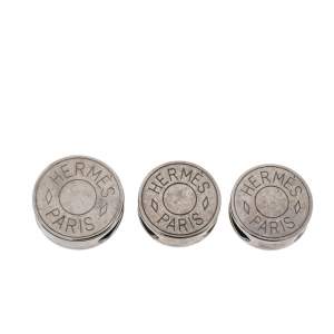 Pre Owned Hermès Clou De Selle Twilly Scarf Rings Set of 3