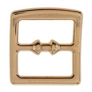 Pre Owned Hermes Boucle Etriviere Gold Plated Scarf Ring