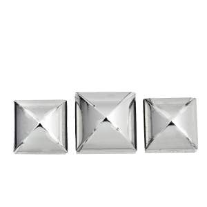 Pre Owned Hermès Palladium Plated Medor Scarf Rings