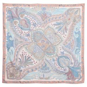 Pre Owned Hermès Multicolor Le Jardin De La Maharani Silk Scarf