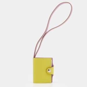 Pre Owned Hermes Bicolor Leather Ulysse Nano Charm