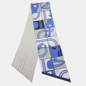 Hermes Multicolor Brides de Gala En Desordre Silk Maxi Twilly