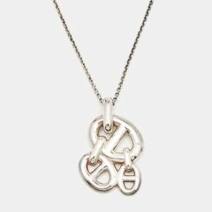 Hermes Chaine d'Ancre Enchainee Sterling Silver Pendant Necklace