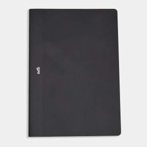 Hermès Black Grain d'H Blank Writing Pad