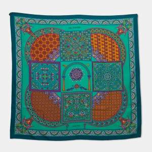 Hermes Multicolor Ciels Byzantins Silk Square Scarf