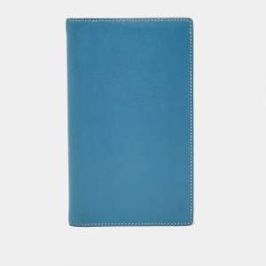Hermes Celeste Swift Leather Vision II Simple Agenda Cover