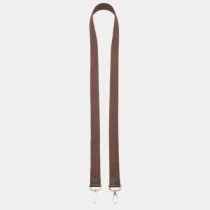 Hermes Plum Canvas Shoulder Bag Strap