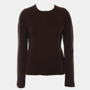 Pre Owned Hermes Lock Buckle Zip Cardigan