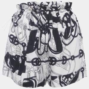 Pre Owned Hermès Cliquetis Tattoo Aquarelle Drawstring Shorts S