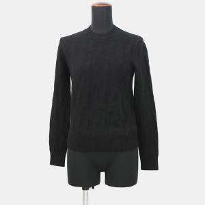 Pre Owned Hermes H Motif Knit Size 34 Black Wool 100%