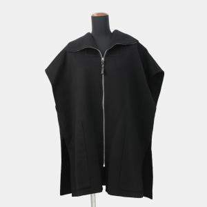 مملوكة مسبقًا Hermes Long Vest Size 40 Black Cashmere