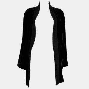 Pre Owned Hermes Black Velvet Robe M