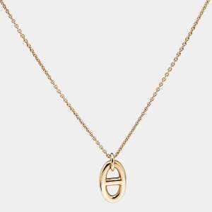 Hermes Farandole 18k Rose Gold Small Pendant Necklace