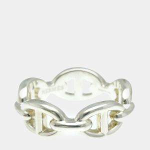 Hermes Chaine D'ancre Ring Silver 925 Fashion No Stone Band Ring Silver