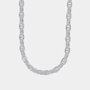 Pre Owned Hermes Chaine D'Ancre Necklace 43 Frames Size Pm Sv925