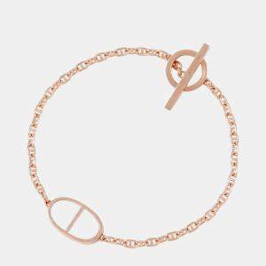 Pre Owned Hermes Chaine D'Ancre Bracelet Verso Size St K18Pg Ceramic