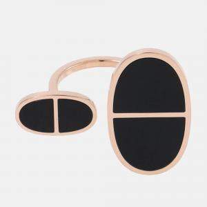 مملوكة مسبقًا Hermes Chaine D'Ancre Verso Ring Size Tgm/55/#15 K18Pg Ceramic