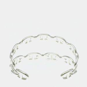 Pre Owned Hermes Chaine D'Ancre Silver 925 No Stone Bangle Silver