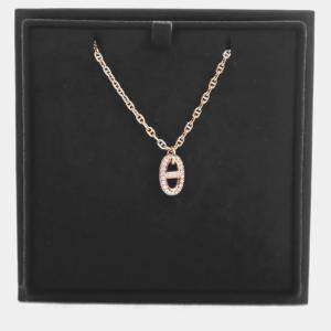 Pre Owned Hermes Diamond Paved Farandole Pendant Necklace