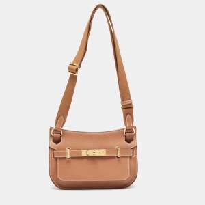 Hermes Gold Evercolor Leather Gold Finish Jypsiere Mini Bag