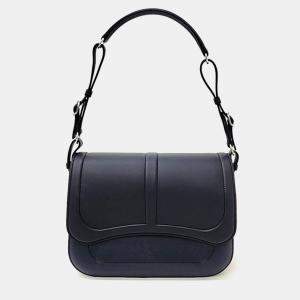 Hermes Black Leather Shoulder Bag