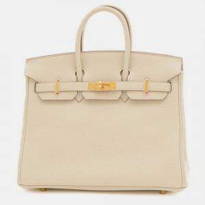 Hermes Cre Togo Birkin 25 Handbag