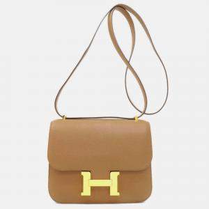 Hermes Brown Epsom Constance Bag