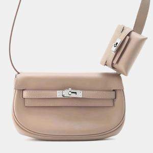 Hermes Etoupe Swift Kelly Moove Shoulder Bag