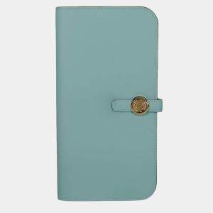 Hermes Blue Atoll Dogon Recto-Veau Wallet