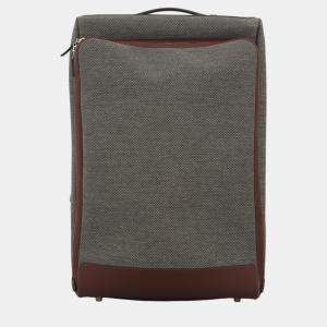 Hermes Grey/Brown Caleche Express Luggage