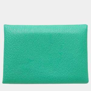 Hermes Calvi Duo Verso Coin Case Chevre Mysore