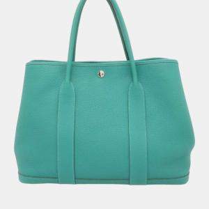 Hermes Garden Party Vert Veron Negonda Leather Size PM