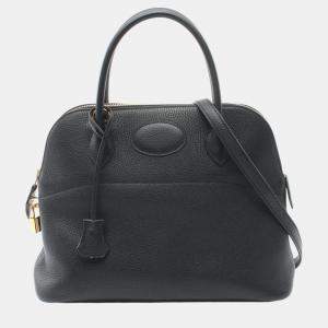 Hermes Black Togo Bolide 31 Handbag