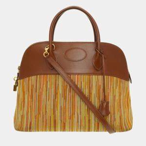 Hermes Boxcalf Vibrato Noazette Bolide 35 Handbag