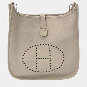 Hermes Beton Taurillon Clemence Evelyn 3 GM shoulder bag