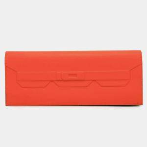 Hermes Capucines Swift Birkin Shadow Clutch Bag