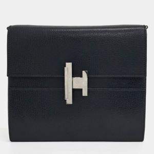 Hermes Black Leather Synetic Togo bag