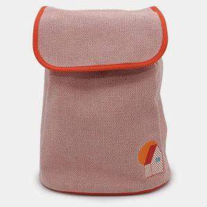Hermes Orange / Framboise Cotton Les Cabanes Backpack