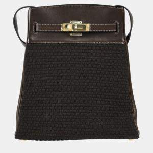 Hermes Ebene Gulliver Kelly Sport 22 Shoulder Bag