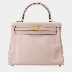 Hermes Glycine Swift Leather Kelly 25 Tote Bag