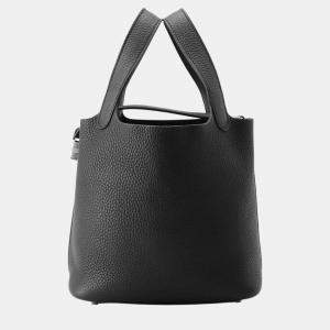 Hermes Picotin Padlock Black Taurillon Clemence Size Pm