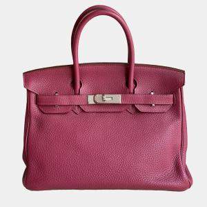 Pre Owned Hermes Togo Leather Birkin 30 Handbag